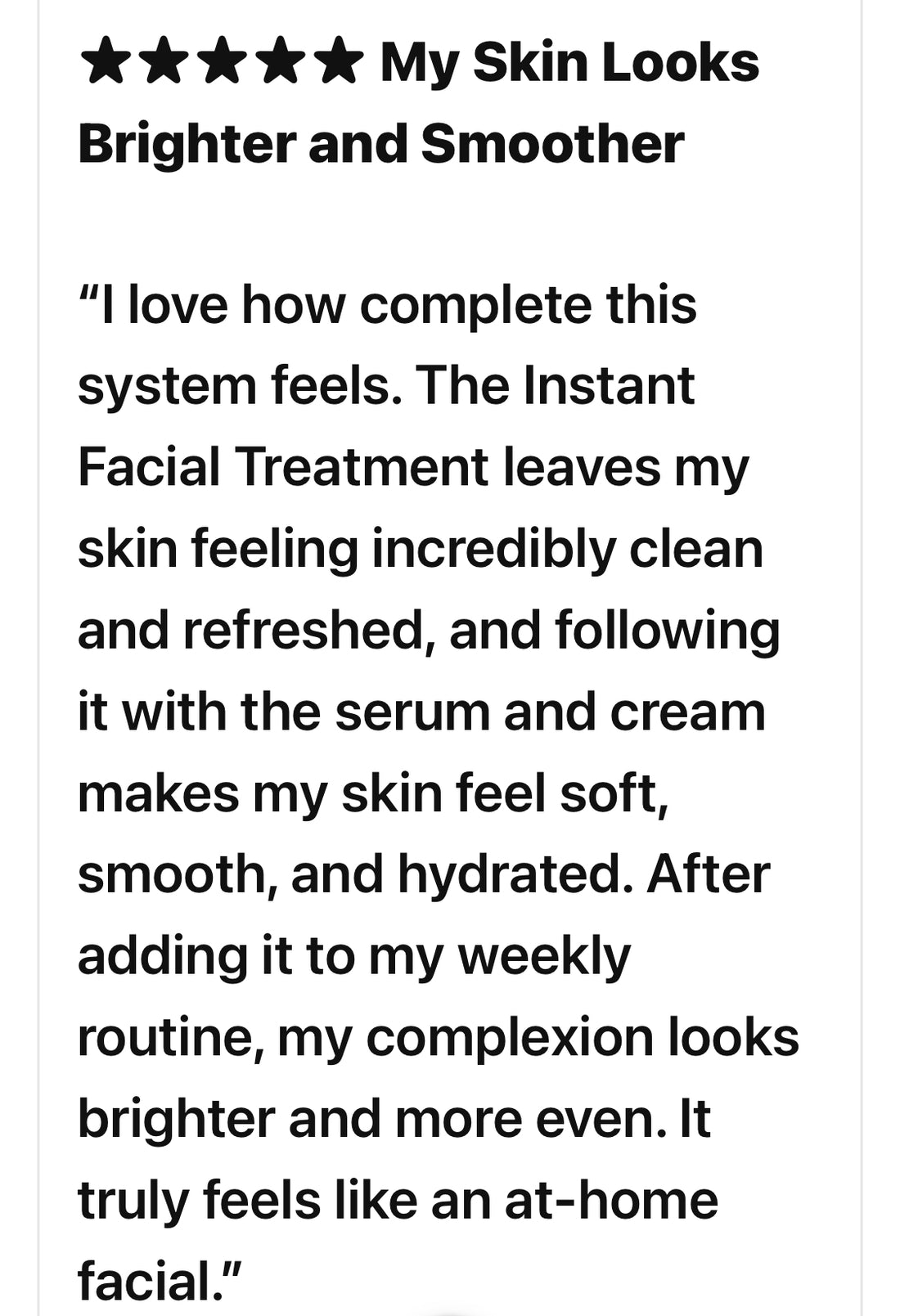 Instant Facial Kit